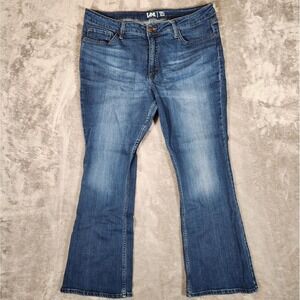 Lee Jeans Women's 18‎ P 37X28 Regular Bootcut Mid-Rise Blue 1CMBEW7
